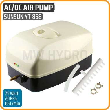 SUNSUN YT-858, AC/DC Aerator / Pompa Angin, AC-DC Air Pump YT858