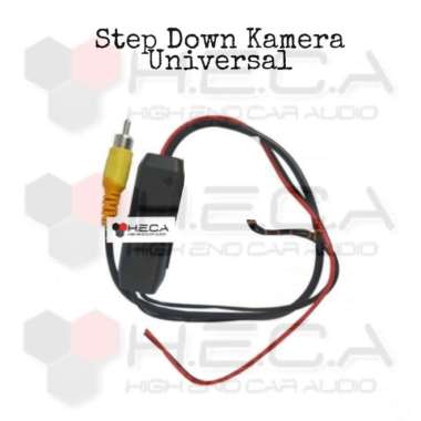 STEP DOWN SOKET KAMERA MUNDUR BAWAAN / STANDAR UNIVERSAL HITAM