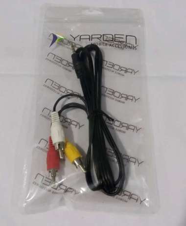 KABEL AUX JACK AV 3.5MM GARIS3 TO RCA MALE