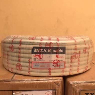 Mitsuba NYM NYY Kabel Listrik - Putih [3 x 4 3 x 4 50 m]