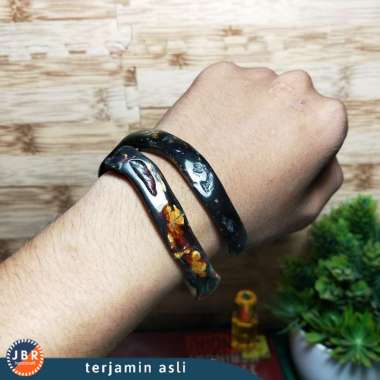 Gelang Akar Bahar Merah Asli hijau