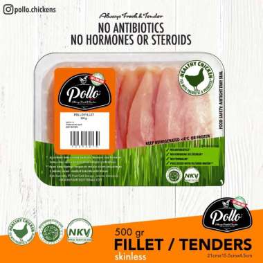 Fillet Dada Ayam Probiotik Pollo - Tenderloin 500gram