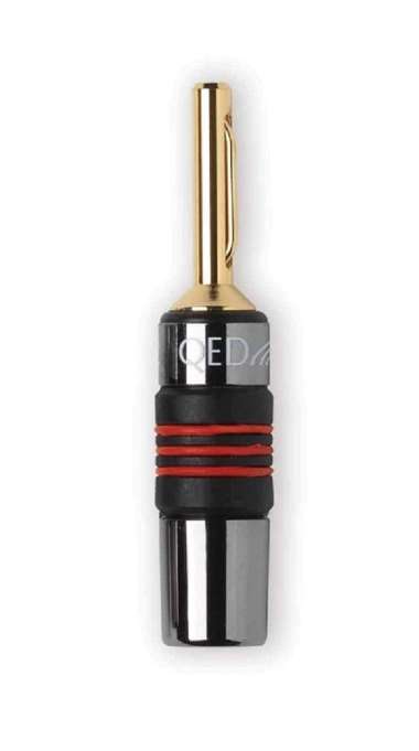 QED AIRLOC Metal 4mm Banana Plug / Jack Banana ( 1 Buah )