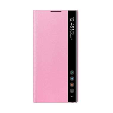 Samsung Note 10 Plus Note 10Plus Flip Clear View Cover Case Original 100% - Rosegold Samsung Galaxy 