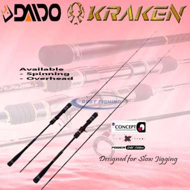 JORAN PANCING DAIDO KRAKEN SOLID CARBON SLOW JIGGING PE 0.8-1.5 BAITCASTING