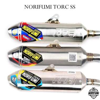 Knalpot ORIGINAL NORIFUMI TORC SS KLX 150 CRF 150 WR 155 DTRACKER 150 TITANIUM CRF 150