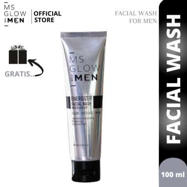 Facial Wash MS Glow MEN Terbaru - Original MS Glow Men - Sabun Muka MS Glow Man FACE WASH MEN