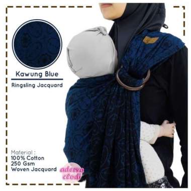Cuddle Me Ringsling Jacquard Weave KAWUNG BLUE