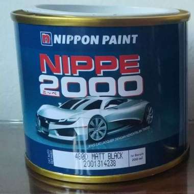 Cat Duco Nippe 2000 200ml ( 480D ) Matt Black ( Hitam Doff )