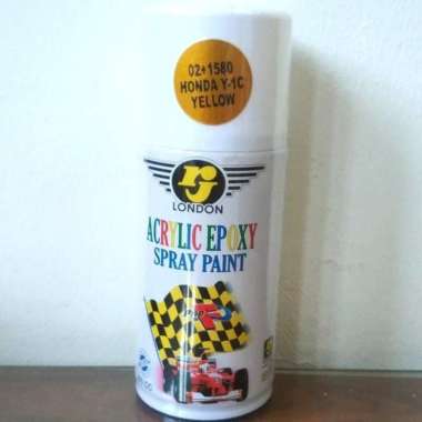 Cat semprot RJ London 300 CC ( 02 ) Honda Y-1C Yellow ( candy tone )