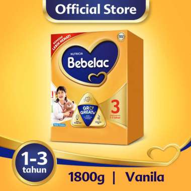 Promo Harga Bebelac 3 Susu Pertumbuhan Vanila 1800 gr - Blibli