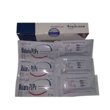 Healgen Malaria PF PV Rapid Test Cassette Alat Tes Malaria