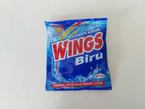 Sabun Krim Wings Biru WB 500 Biru
