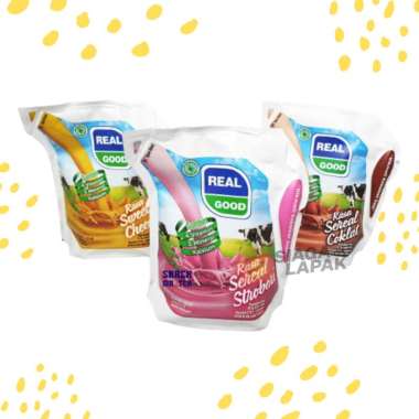 Susu Bantal Real Good 125ml All Varian Aneka Rasa Coklat