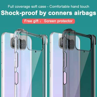 Imak Casing Shockproof Soft Case Asus Zenfone 7 ZS670KS 7 Pro ZS671KS - Clear -