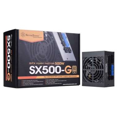 Power Supply PSU SILVERSTONE 500 Watt 80+ Gold Full MODULAR SX500G SFX