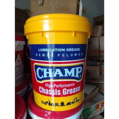 CHAMP High Performance Chassis Grease NLGI 3 - Gemuk Stempet Alat Industri 1 PAIL 15 KG Original