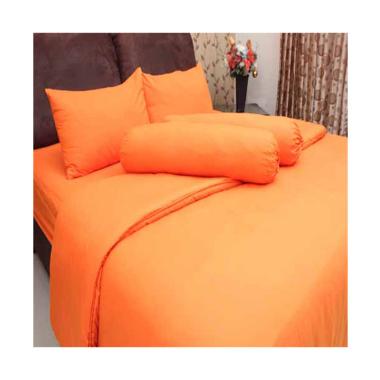 Chelsea Microtex Set Sprei - Polos Orange