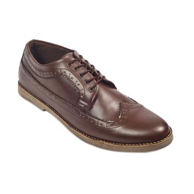 Giant Flames Longwing Sepatu Pria - Dark Brown