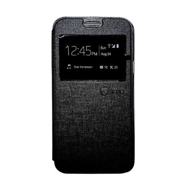 Nano Flip Cover Casing for Lenovo A6000 - Hitam