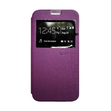 Nano Flip Cover Casing for Lenovo A6000 - Ungu