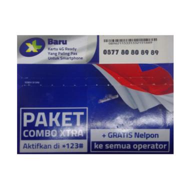 XL Nomor Cantik Super 0877 8080 8989 Kartu Perdana