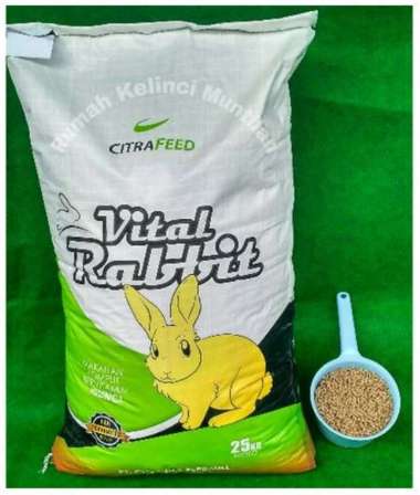 Makanan Kelinci Citra Feed Vital Rabbit Repack 1 Kg