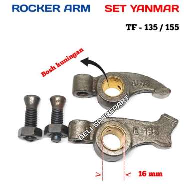 Rocker arm pelatuk klep mesin diesel yanmar TF135 tf 155 Hitam