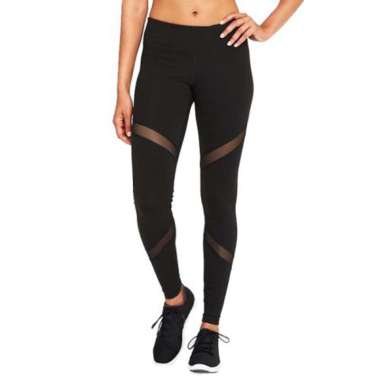 Celana Olahraga Wanita Legging Old Navy High Rise Mesh Trim X Legging - 09OD010020 XS Black