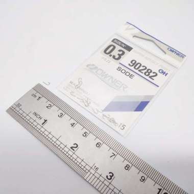 Kail Pancing Owner Sode 90282 No 0.3 Tanpa Lubang BB019003 white