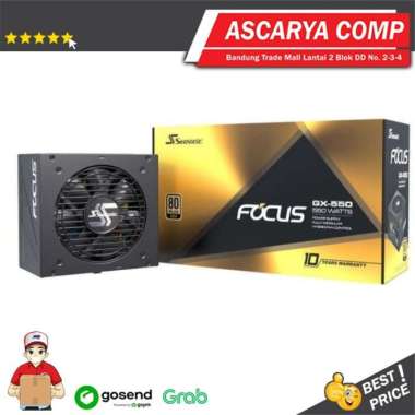 PSU Seasonic Focus Gold GX-550 / FX-550 - 550W Full Modular / PSU 550W HITAM