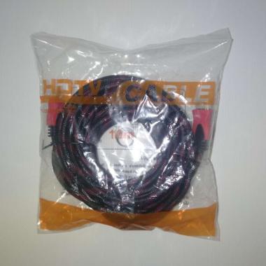 KABEL HDMI 10M JARING / HDMI 10 METER hitam
