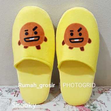Sandal Boneka BT21 BTS Chimmy Cooky Tata RJ Unofficial SANDAL SHOOKY