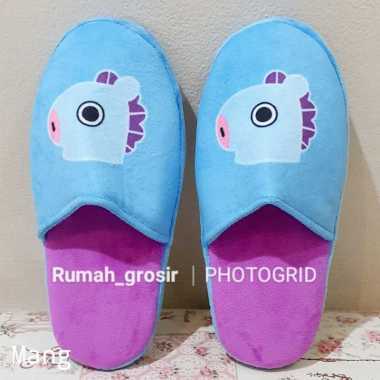 Sandal Boneka BT21 BTS Chimmy Cooky Tata RJ Unofficial SANDAL MANG