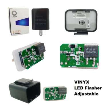 Flaser Sen Lampu LED Flasher Sein Motor VINYX Stel Kedip Cepat Lambat Hitam