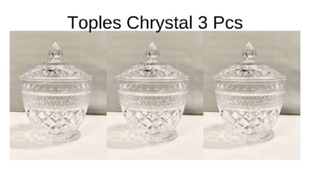 Toples Cantik Chrystal 3 pcs - Toples Kristal --