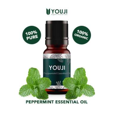 Peppermint Essential Oil YOUJI | Minyak Essensial Atsiri Aroma Terapi EO Diffuser Difuser Humidifier