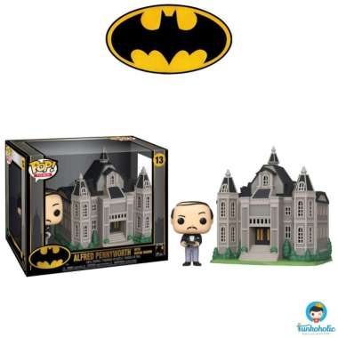 Funko POP! Town Heroes Batman 80th Alfred Pennyworth with Wayne Manor
