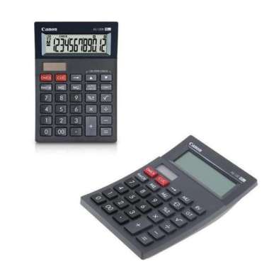 Canon AS120R Arc Shaped Mini Desk Kalkulator [12 Digit] Black