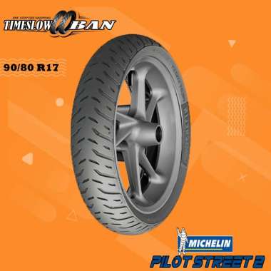 Michelin Pilot Street 2 Tubeless Ban Motor Bebek [90/80 Ring 17]