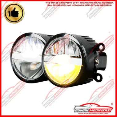 OEM Fog Lamp - Honda Jazz Gk5 2015-On - Led - 3 Warna - Super Bright CRYSTAL