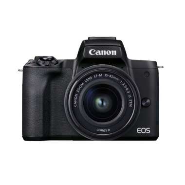 Canon EOS M50 Mark II 15-45mm Mirrorless Digital Camera HITAM