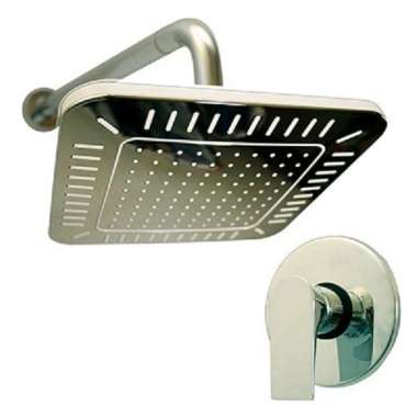 Paket Kran shower tanam air panas dingin Shower segi 22 x 22 x 40