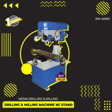 Mesin Drilling & Milling - Drilling and Milling W/ Stand - RM-40WS - Importir Sparepart