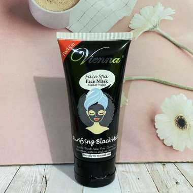 Vienna Face Mask Peel Off Purifying Black Mud - Masker Peel Off - 100ml