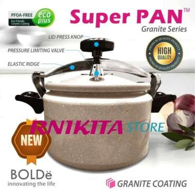 BOLDe SUPERPAN PRESTO 24 CM - Panci Pressure Cooker Granite Coating