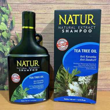 Natur Shampoo - Natur Natural Extract Shampoo Tea Tree Oil - 140ml