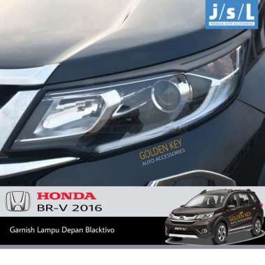 JSL Garnish Depan BRV 2016 Head Lamp Garnish Blacktivo Black