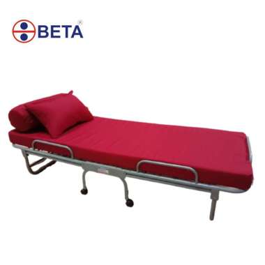 BETA POPPY - FOLDING BED TEMPAT RANJANG BESI LIPAT TEMPAT TIDUR BESI MINIMALIS MODERN MURAH SINGLE