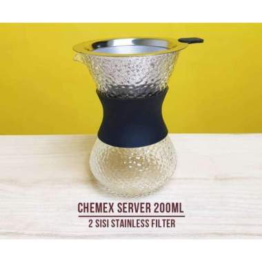 Chemex V60 200ml Coffee Drip Alat Kopi Manual Brew Server Kaca